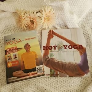 Yoga DVD's and Hot Yoga book.